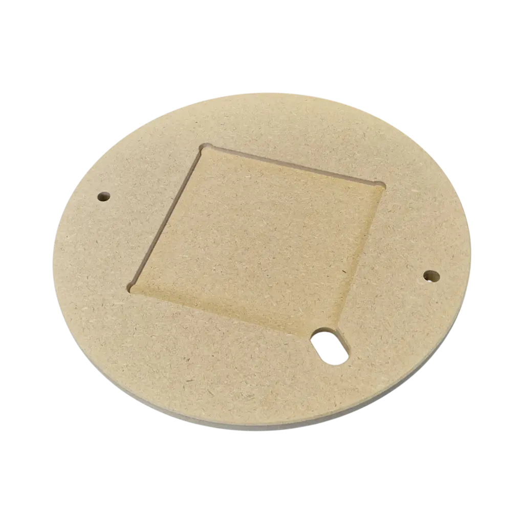 Basisscheibe MDF für Bat-System Keramik 147mm 3-Loch