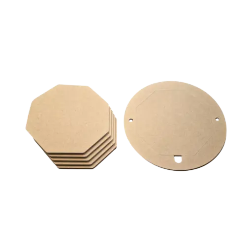 Sistema di mazze con inserti in MDF di alta qualità da 220 mm (2 fori da 254 mm / 10 pollici)