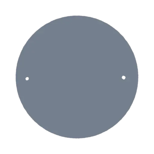 Wechselscheiben aus Kunststoff Ø305 x 6mm (2-Loch 254mm / 10 Zoll)